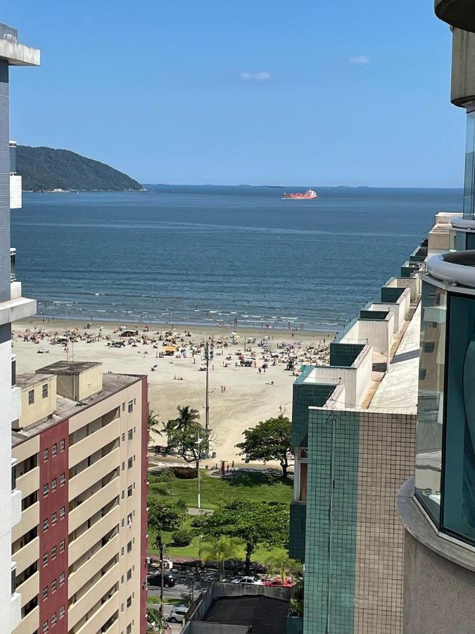 דירות Estanconfor Santos Com Vista Mar 6 Ac Garagem Alto 17º Andar מראה חיצוני תמונה